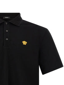 Versace Medusa Polo Shirt Black