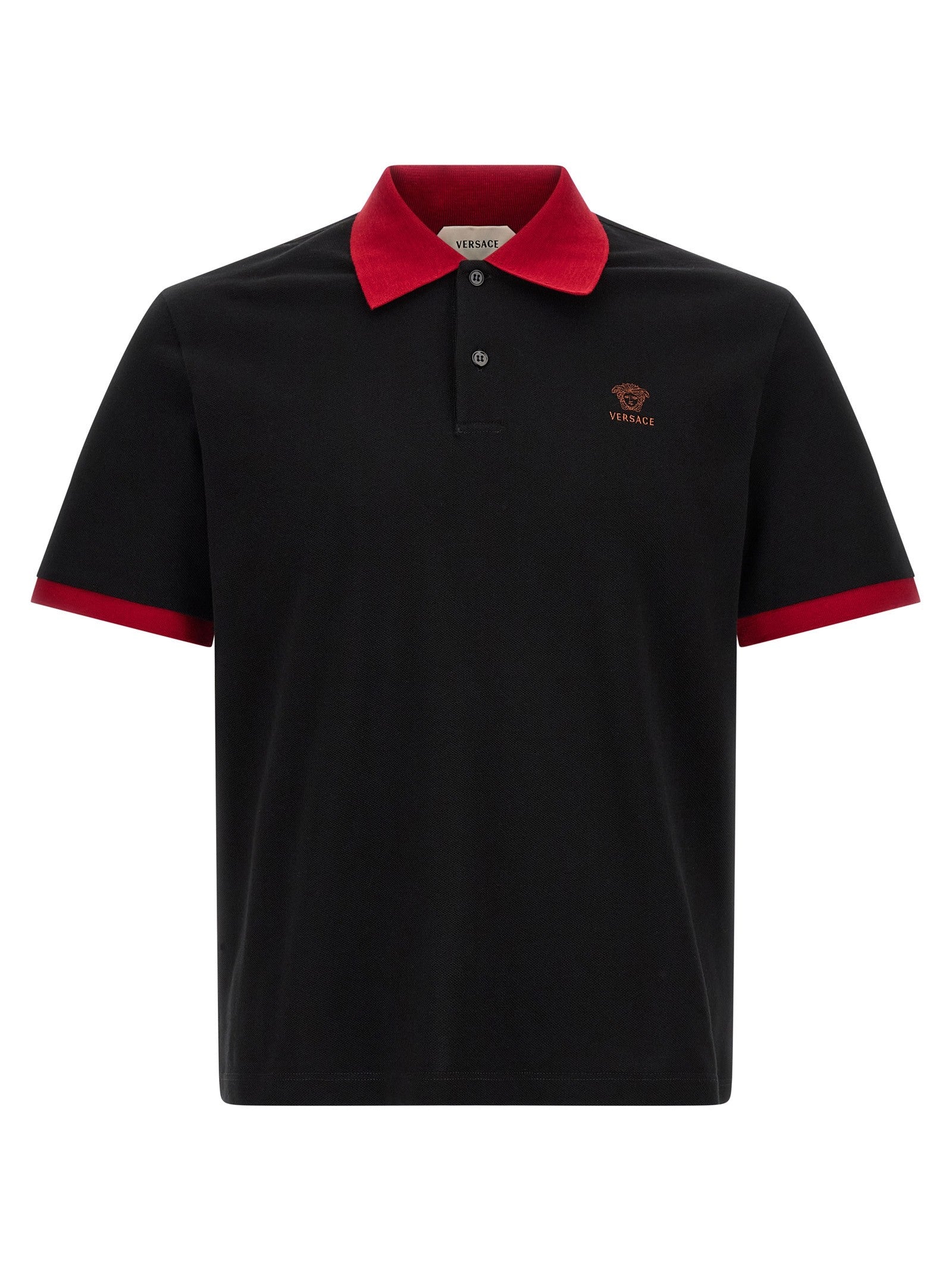 Versace Medusa Polo Shirt Black