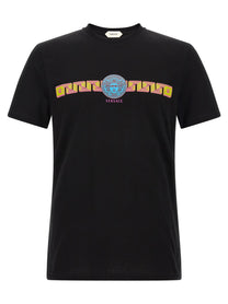 Versace Medusa Print Cotton Shirt Black