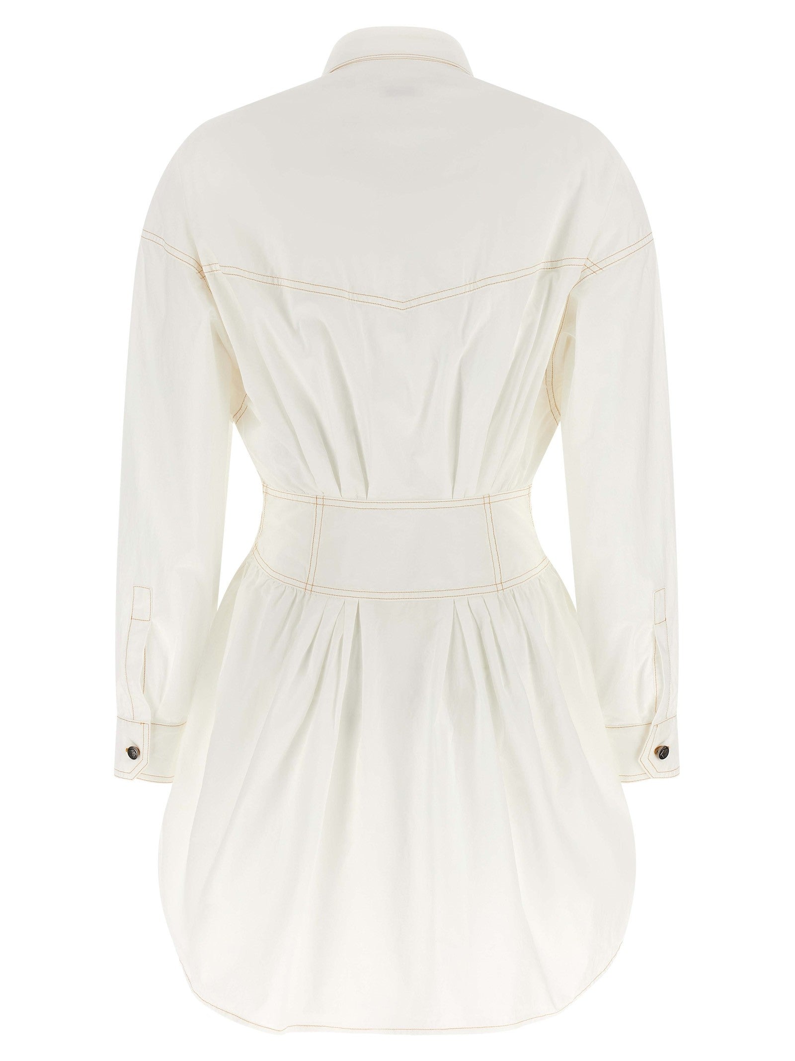 Versace Medusa Shirt Dress White