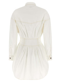 Versace Medusa Shirt Dress White
