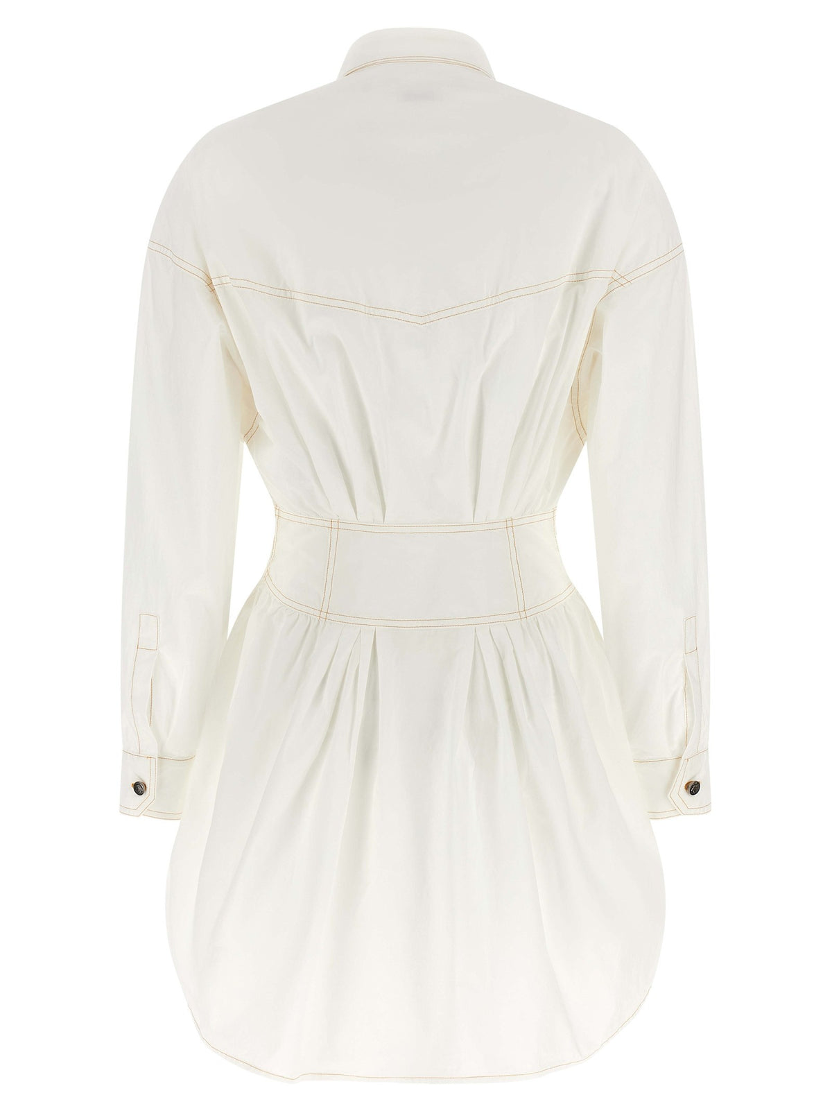Versace Medusa Shirt Dress White, view 2