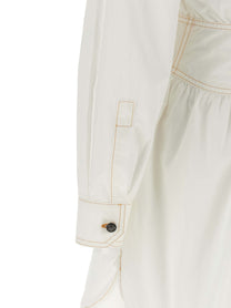 Versace Medusa Shirt Dress White