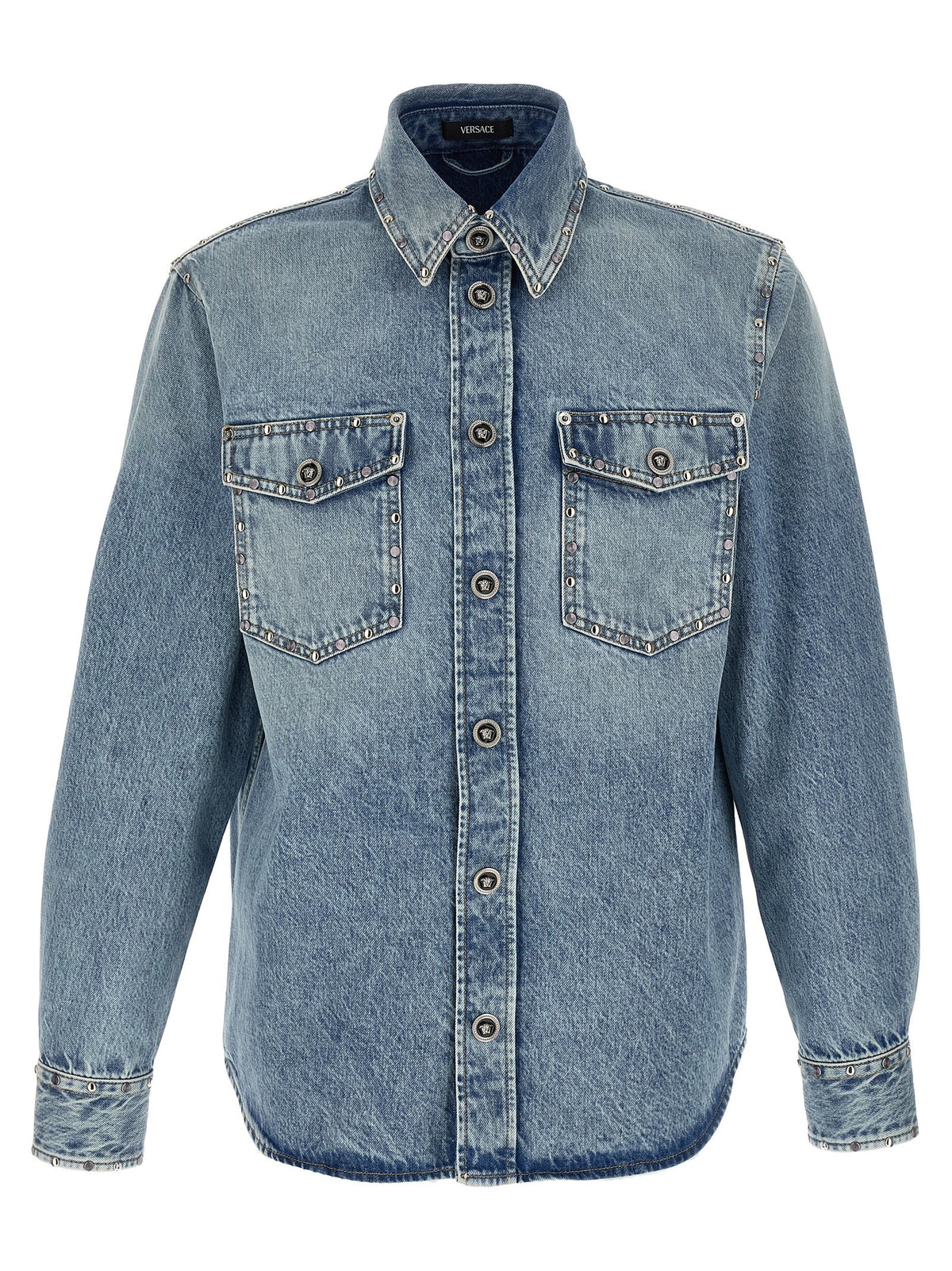 Versace Medusa Shirt Blue