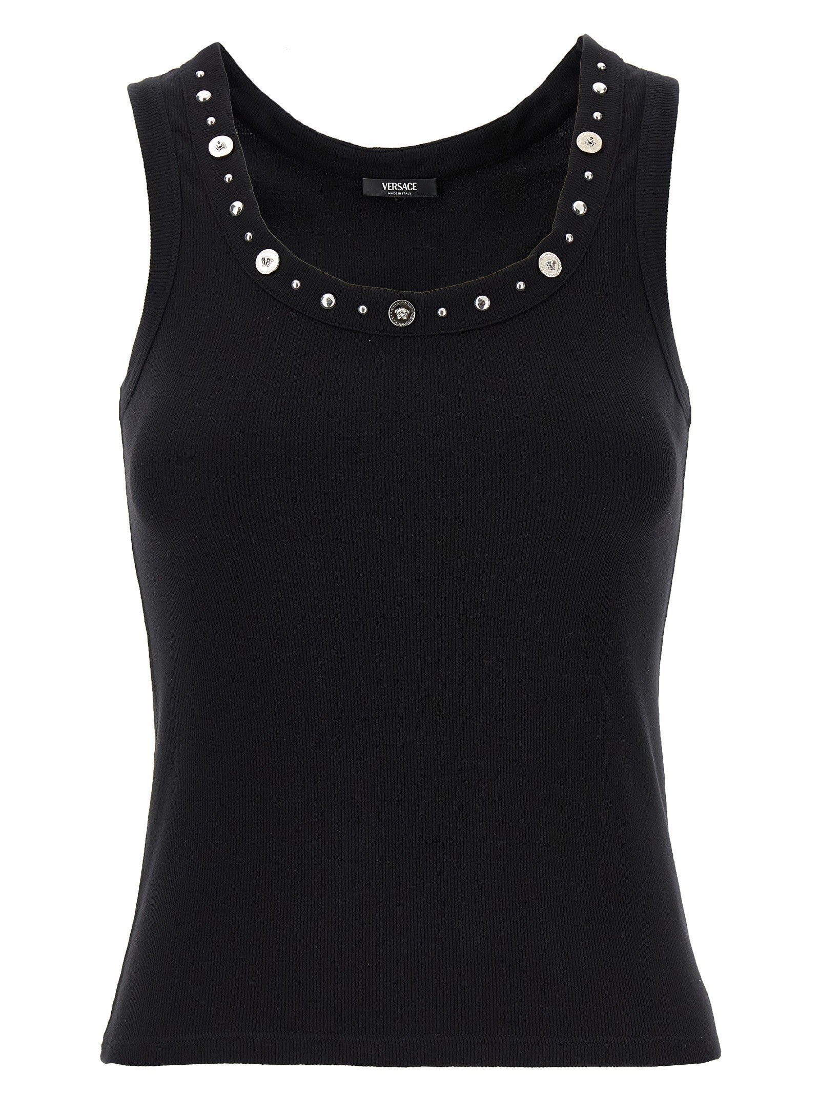 Versace Medusa Tank Top Black