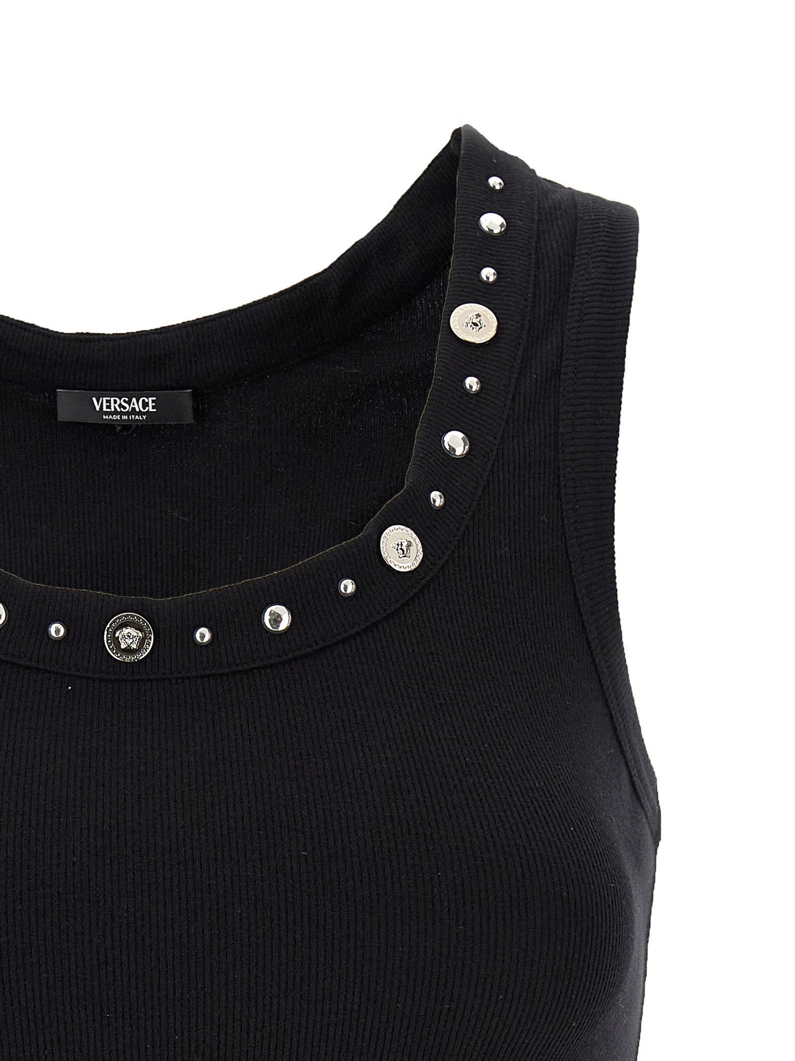 Versace Medusa Tank Top Black