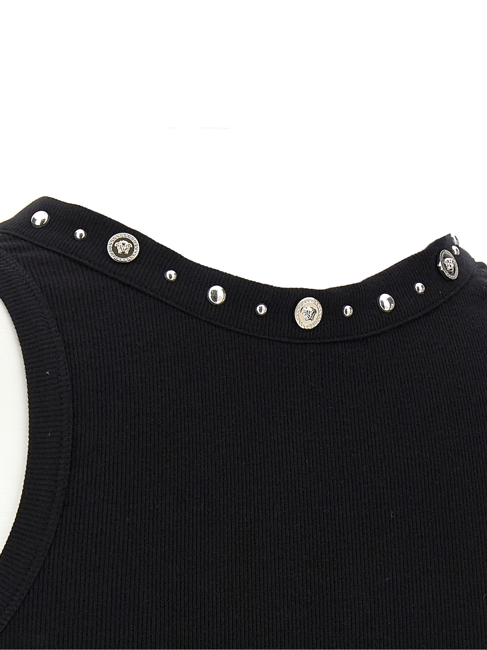 Versace Medusa Tank Top Black