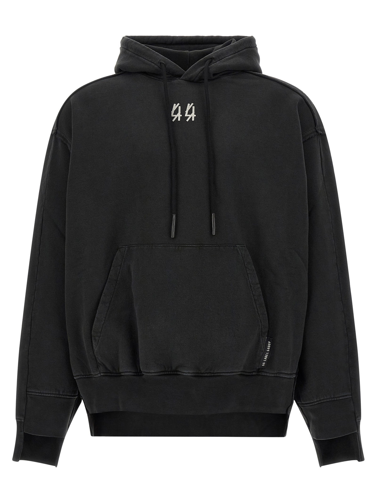 44 LABEL GROUP Mega Patchwork Hoodie Black