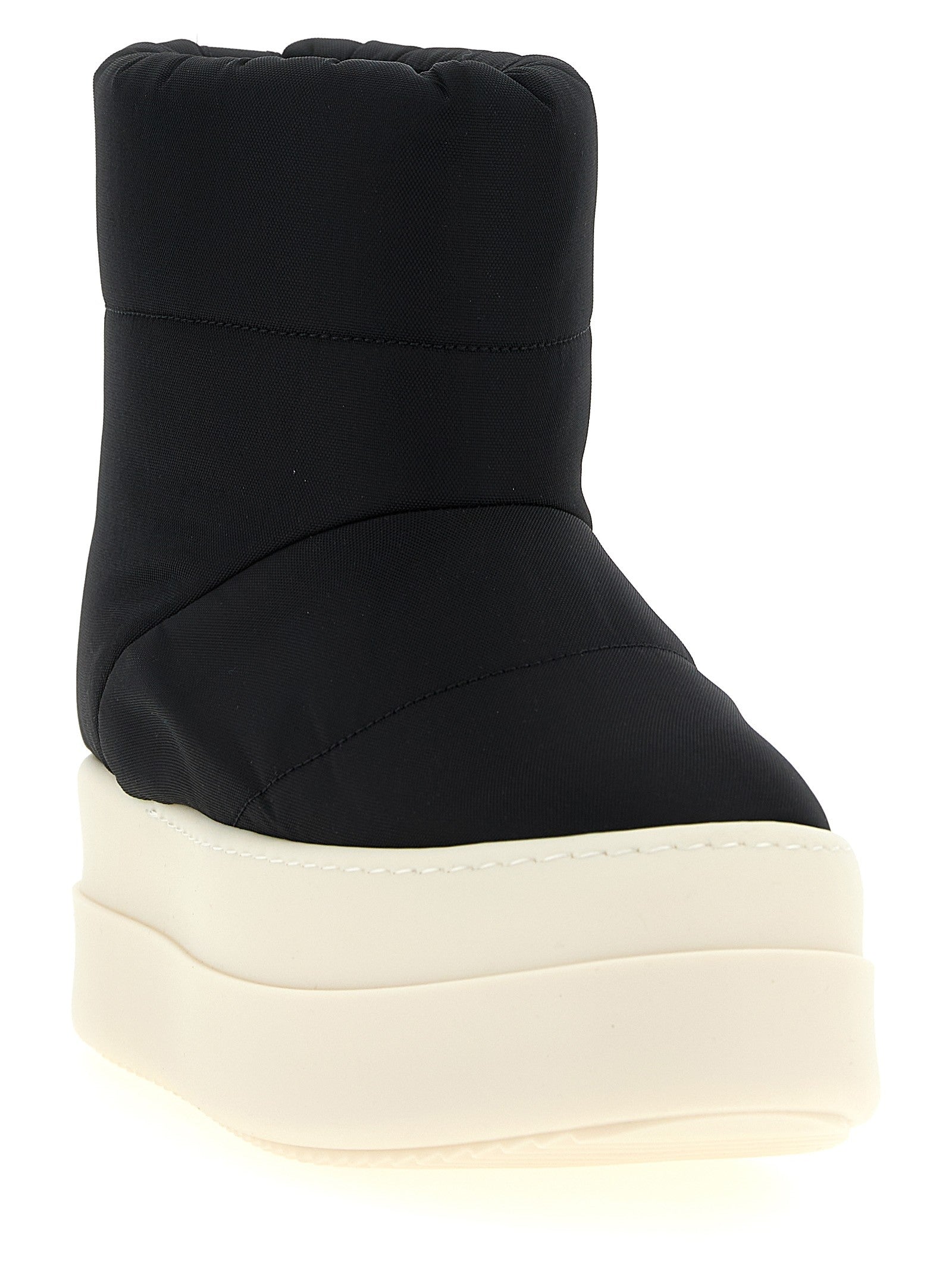 DRKSHDW Mega Bumper Low Lunar Ankle Boots White