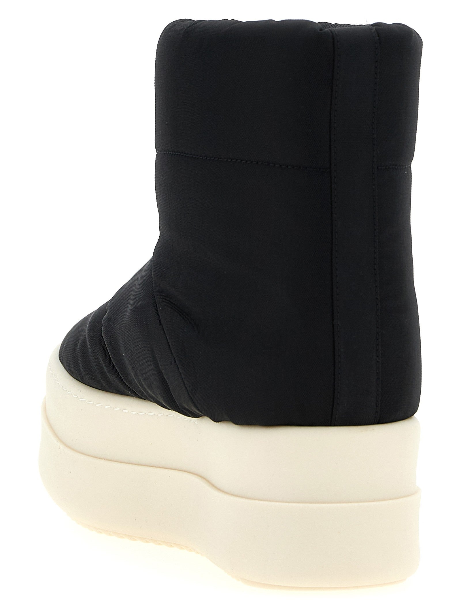 DRKSHDW Mega Bumper Low Lunar Ankle Boots White
