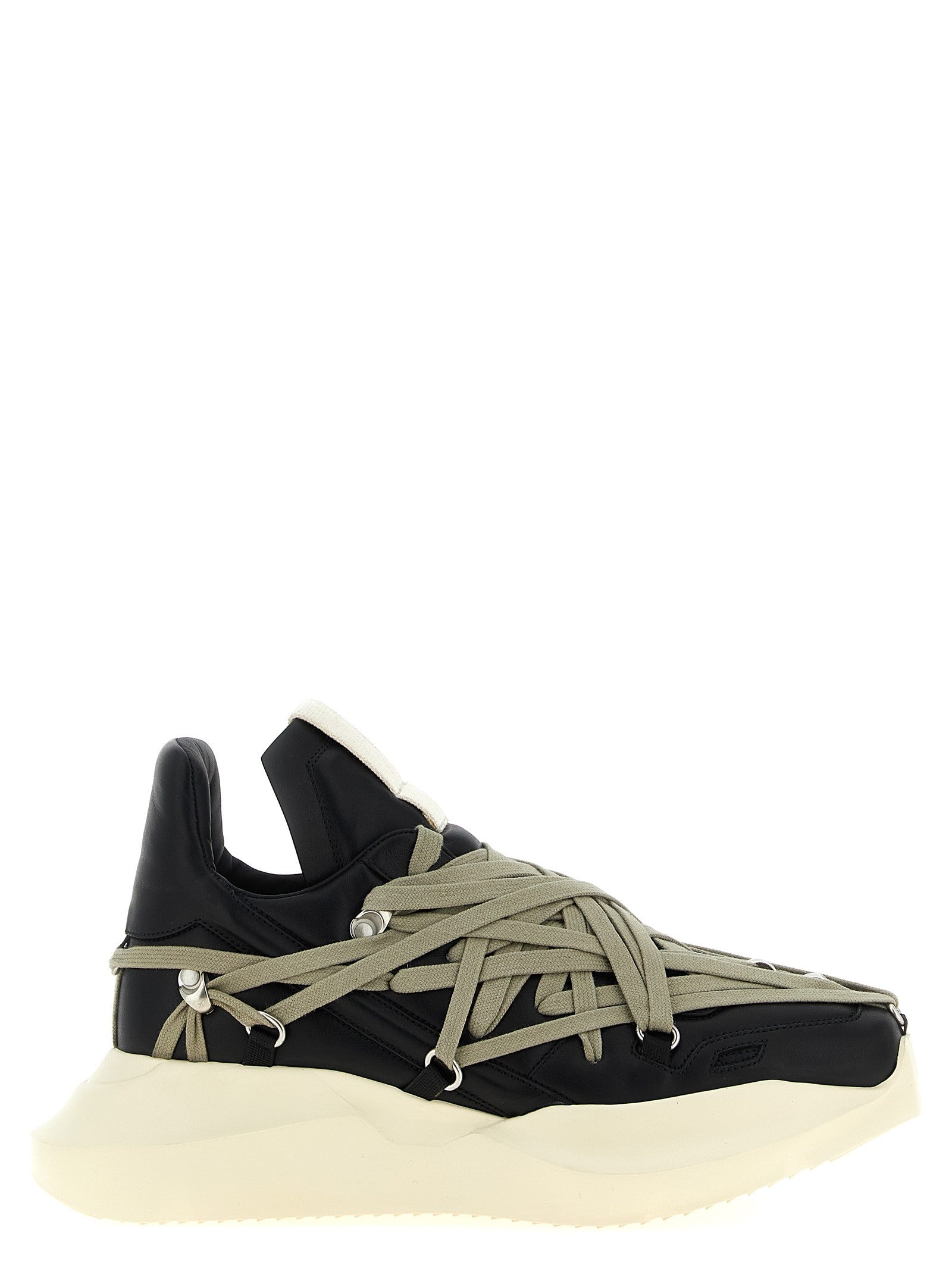 Rick Owens Megalace Geth Runner Sneakers Black