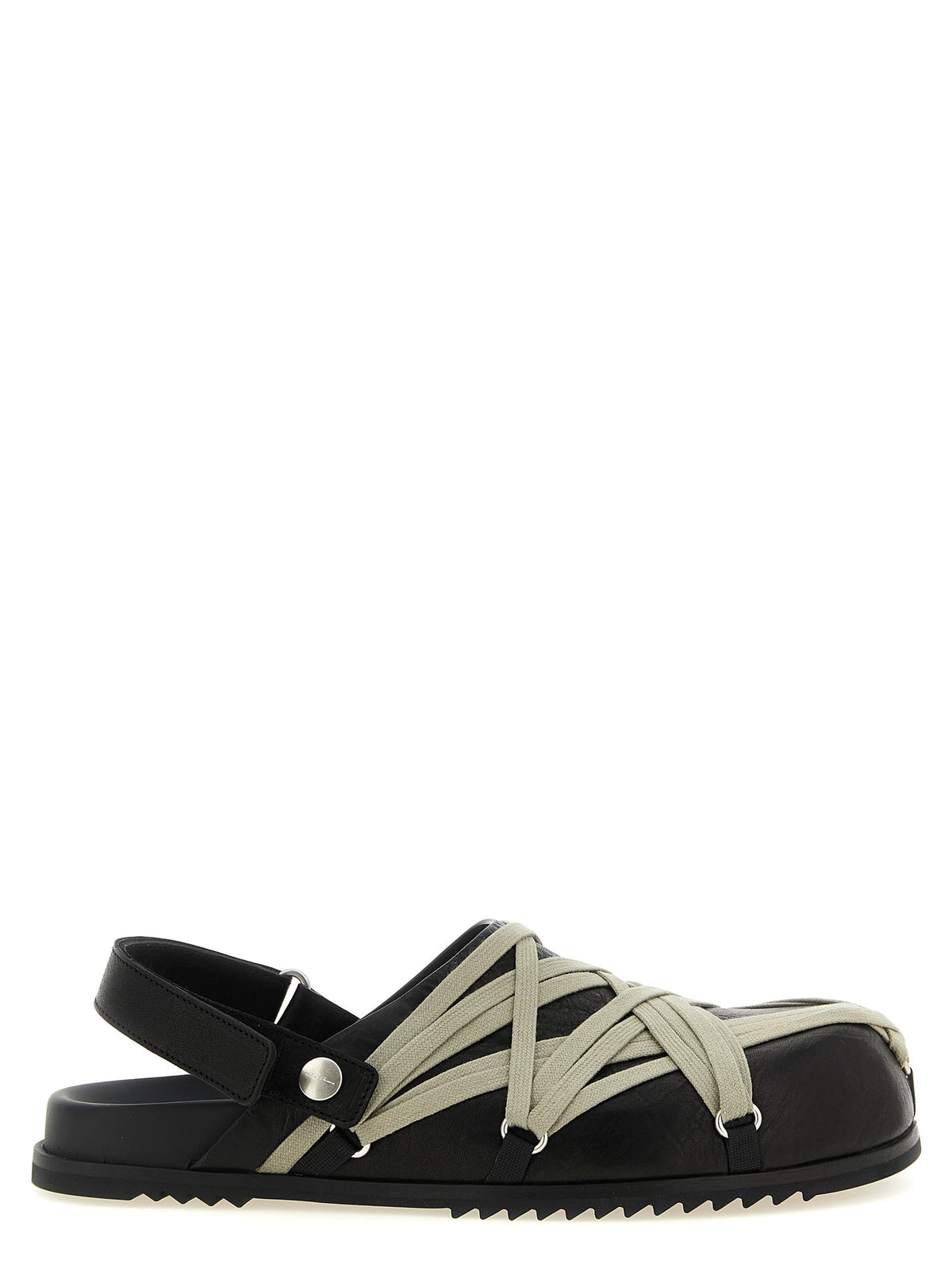 Rick Owens Megalace Mule Granola Sabots Black