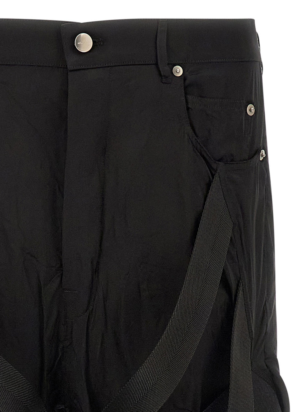 Rick Owens Megastrapped Bolans Pants Black