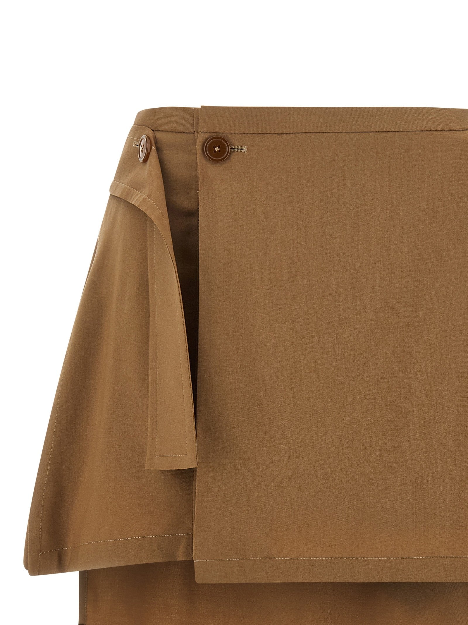 Vivienne Westwood Meghan Kilt Skirt Brown
