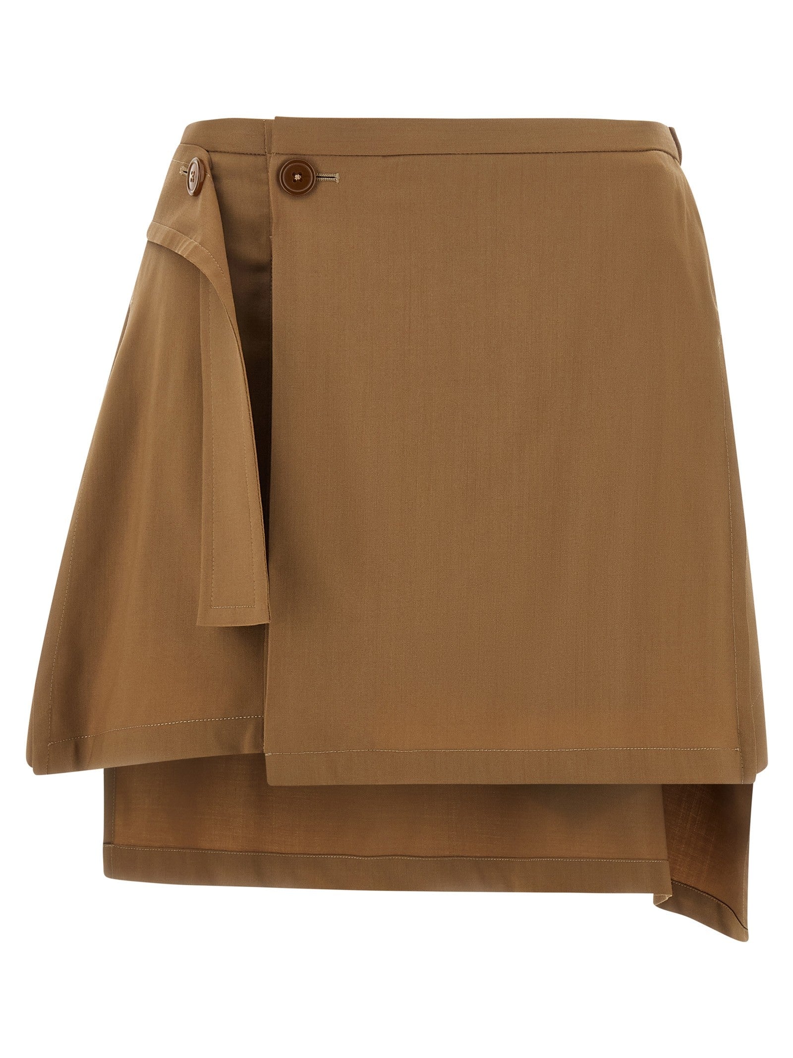 Vivienne Westwood Meghan Kilt Skirt Brown