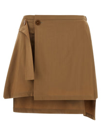 Vivienne Westwood Meghan Kilt Skirt Brown