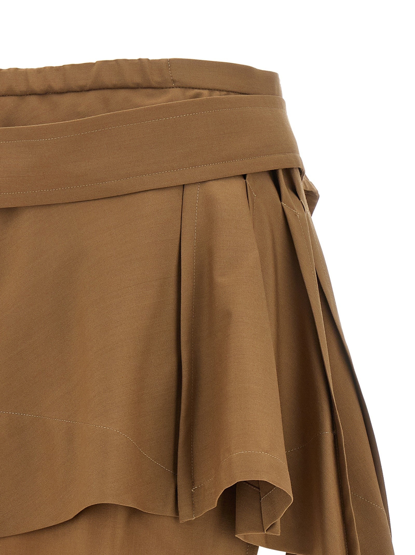 Vivienne Westwood Meghan Kilt Skirt Brown
