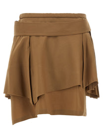 Vivienne Westwood Meghan Kilt Skirt Brown