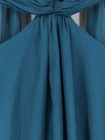 Retrofete Women's Meira Chiffon Dress Blue