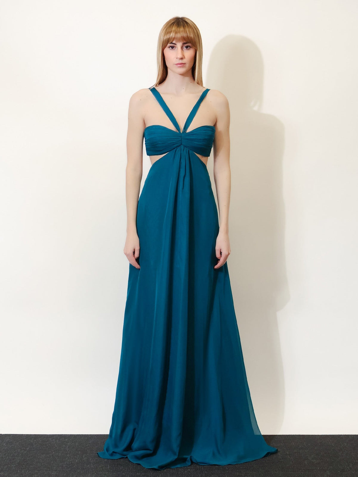 Retrofete Women's Meira Chiffon Dress Blue