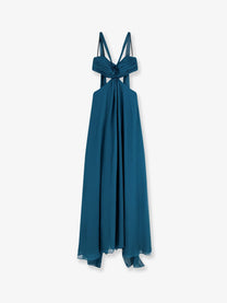 Retrofete Women's Meira Chiffon Dress Blue