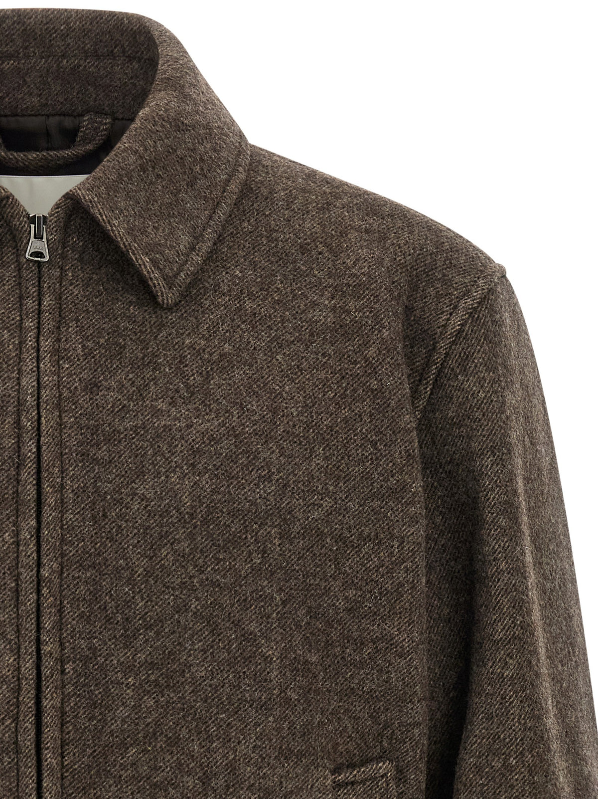 DUNST Mélange Brown Wool Jacket Brown