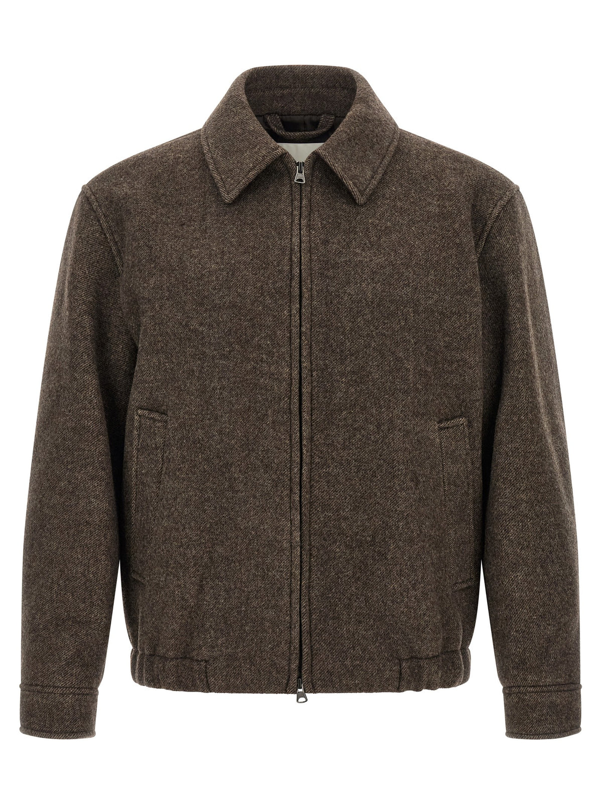 DUNST Mélange Brown Wool Jacket Brown