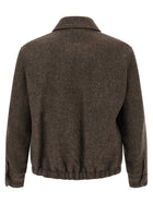 DUNST Mélange Brown Wool Jacket Brown