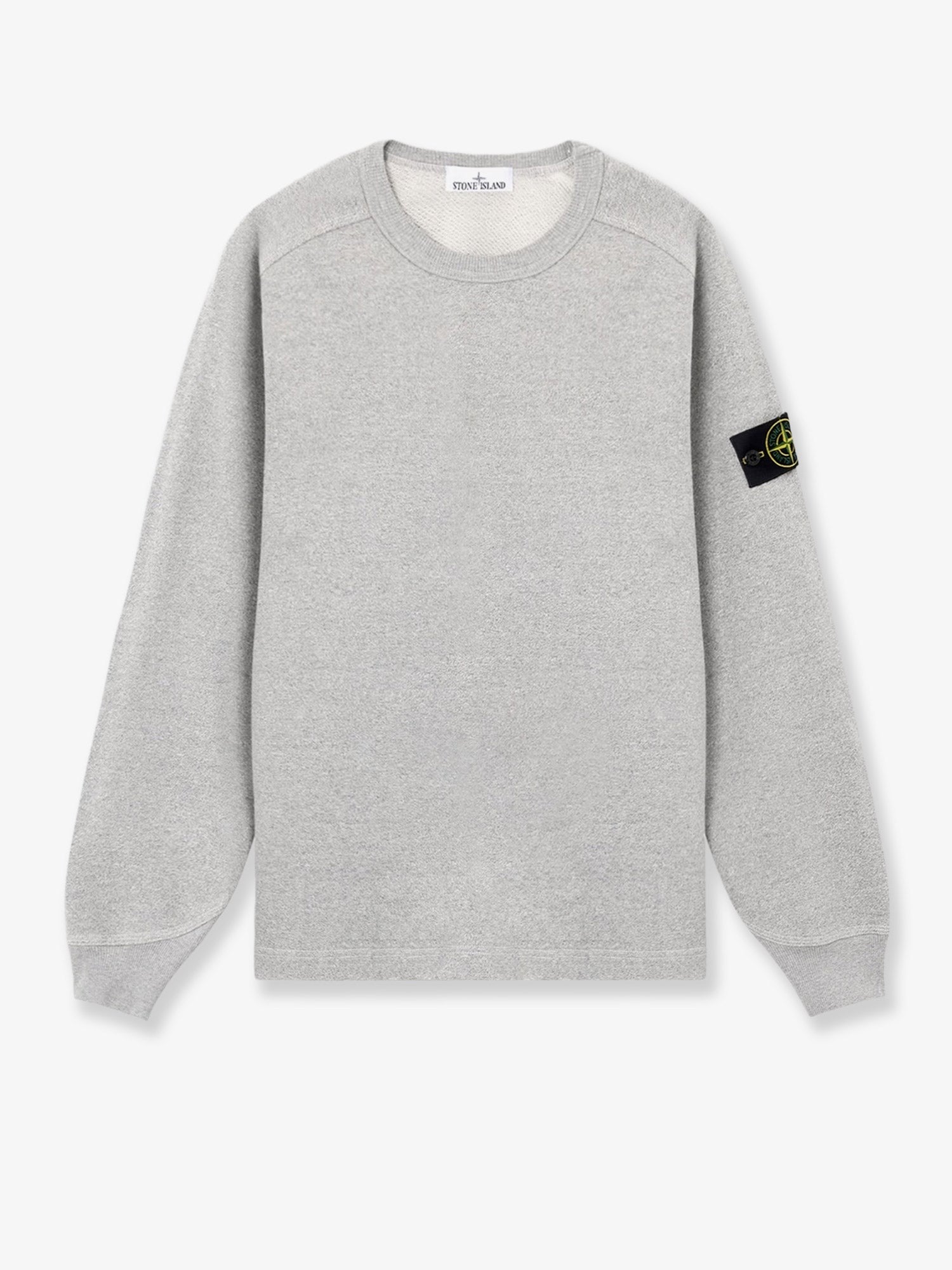 Stone Island Men's Mélange Cotton Sweatshirt Grey