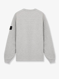 Stone Island Men's Mélange Cotton Sweatshirt Grey