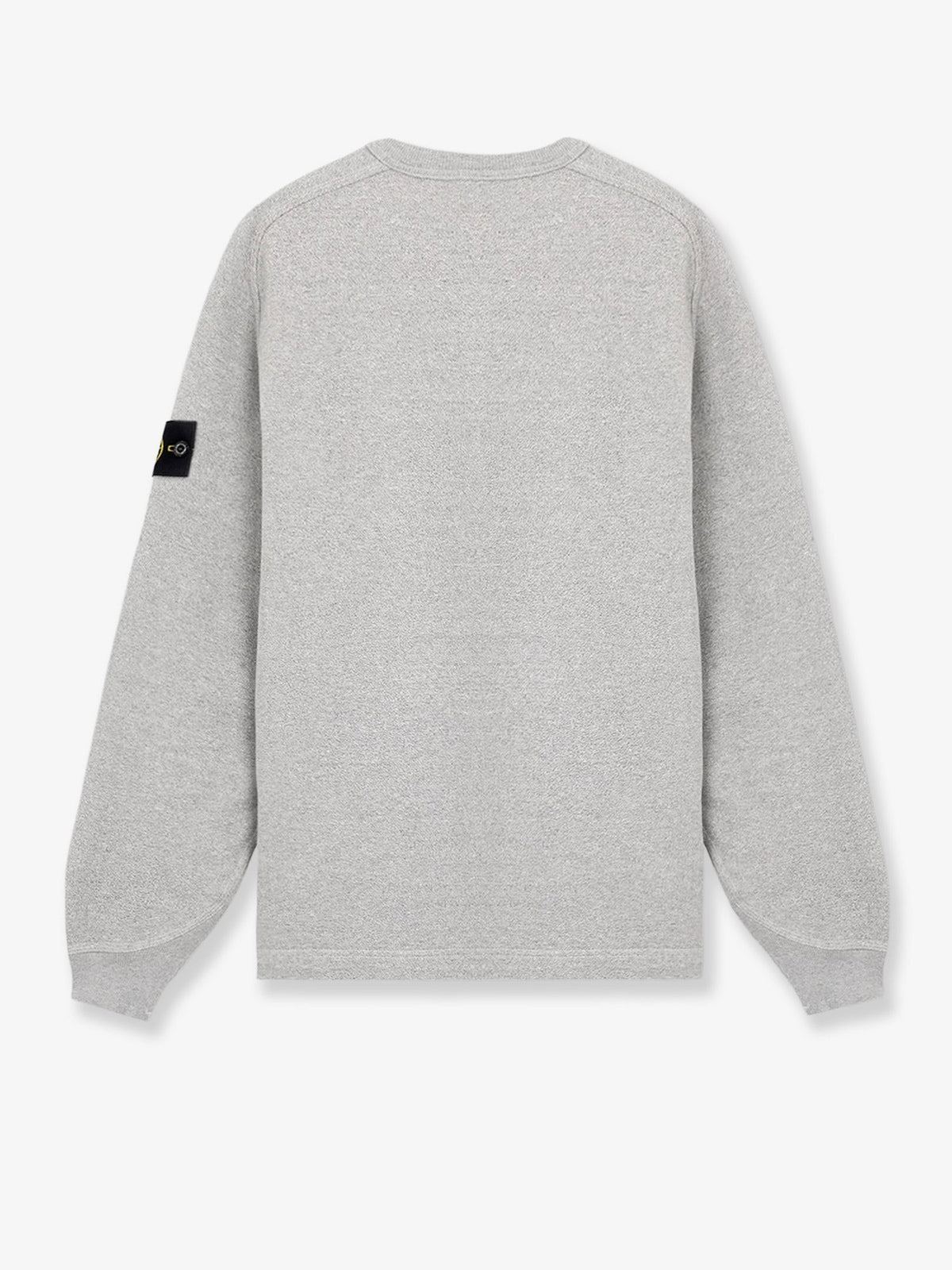 Stone Island Men's Mélange Cotton Sweatshirt Grey, view 2
