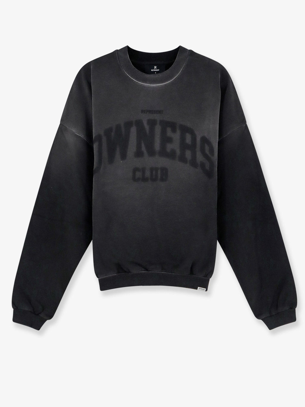 Represent Men's Melange Cotton Sweatshirt Black