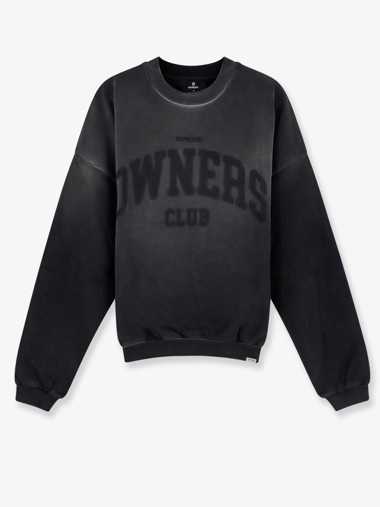 Represent Men's Melange Cotton Sweatshirt Black