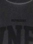 Represent Men's Melange Cotton Sweatshirt Black, view 3