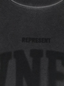 Represent Men's Melange Cotton Sweatshirt Black