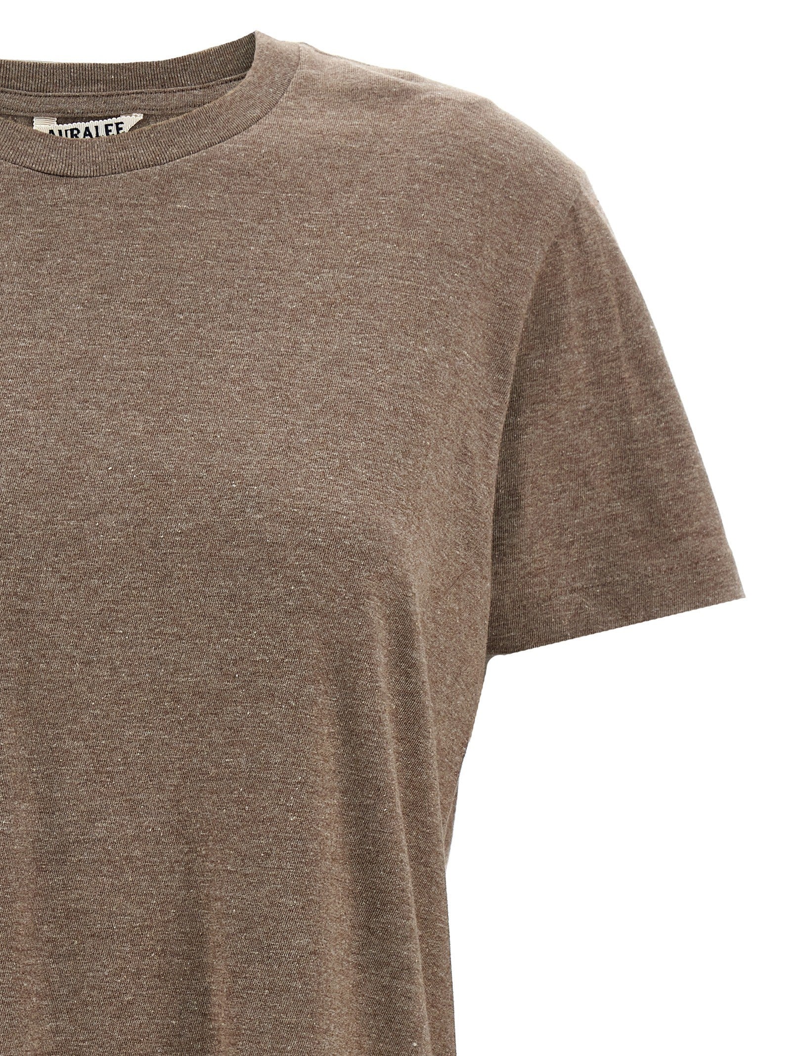 Auralee Mélange Cotton Shirt Beige