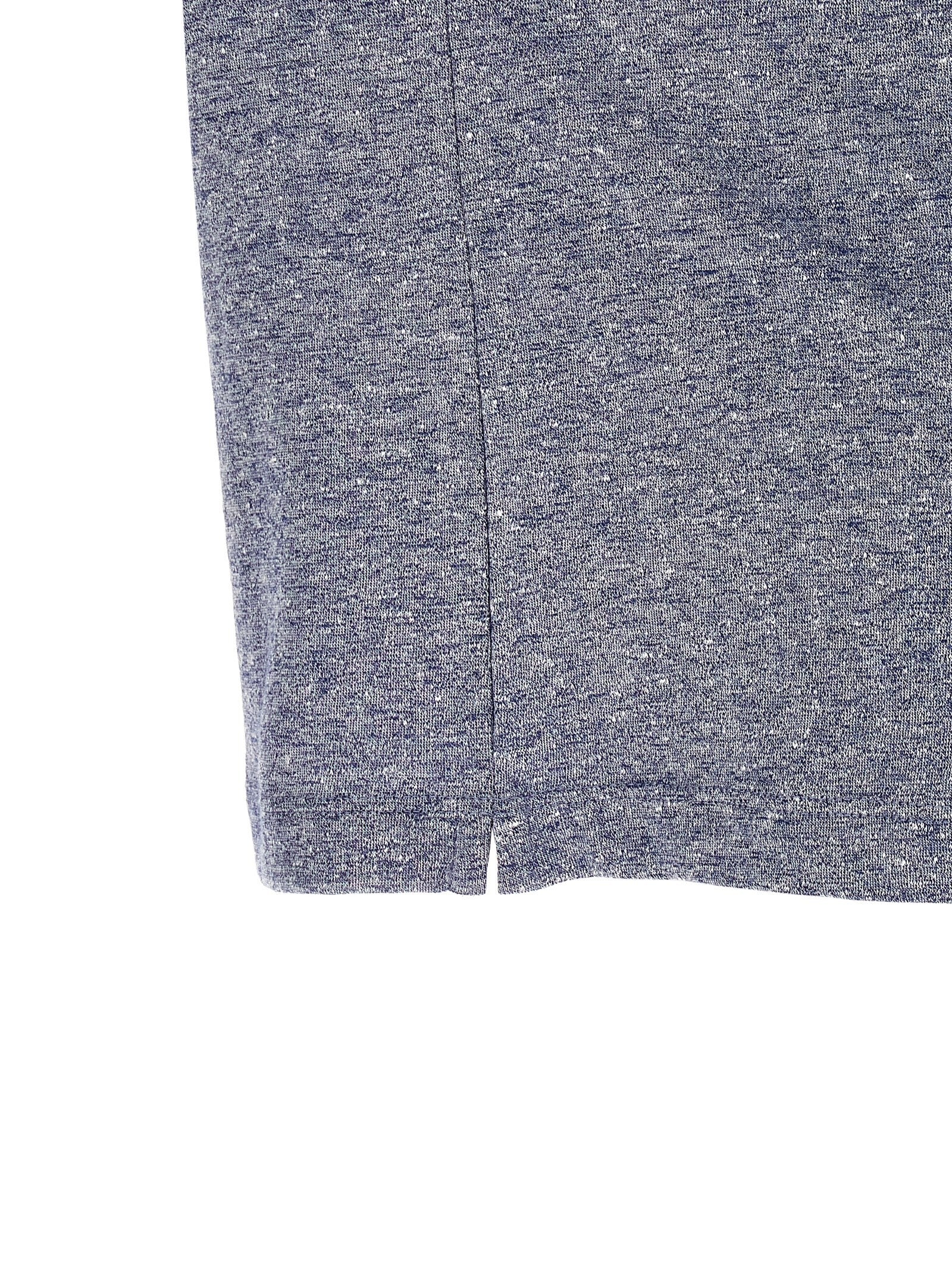Brunello Cucinelli Mélange Linen Blend Shirt Blue
