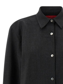 Thelatest Mélange Shirt Grey