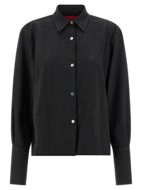 Thelatest Mélange Shirt Grey