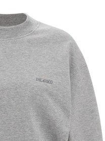 The Attico Mélange Sweatshirt Dress Grey
