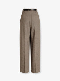 Dolce &amp; Gabbana Women's Tweed Effect Trousers Beige