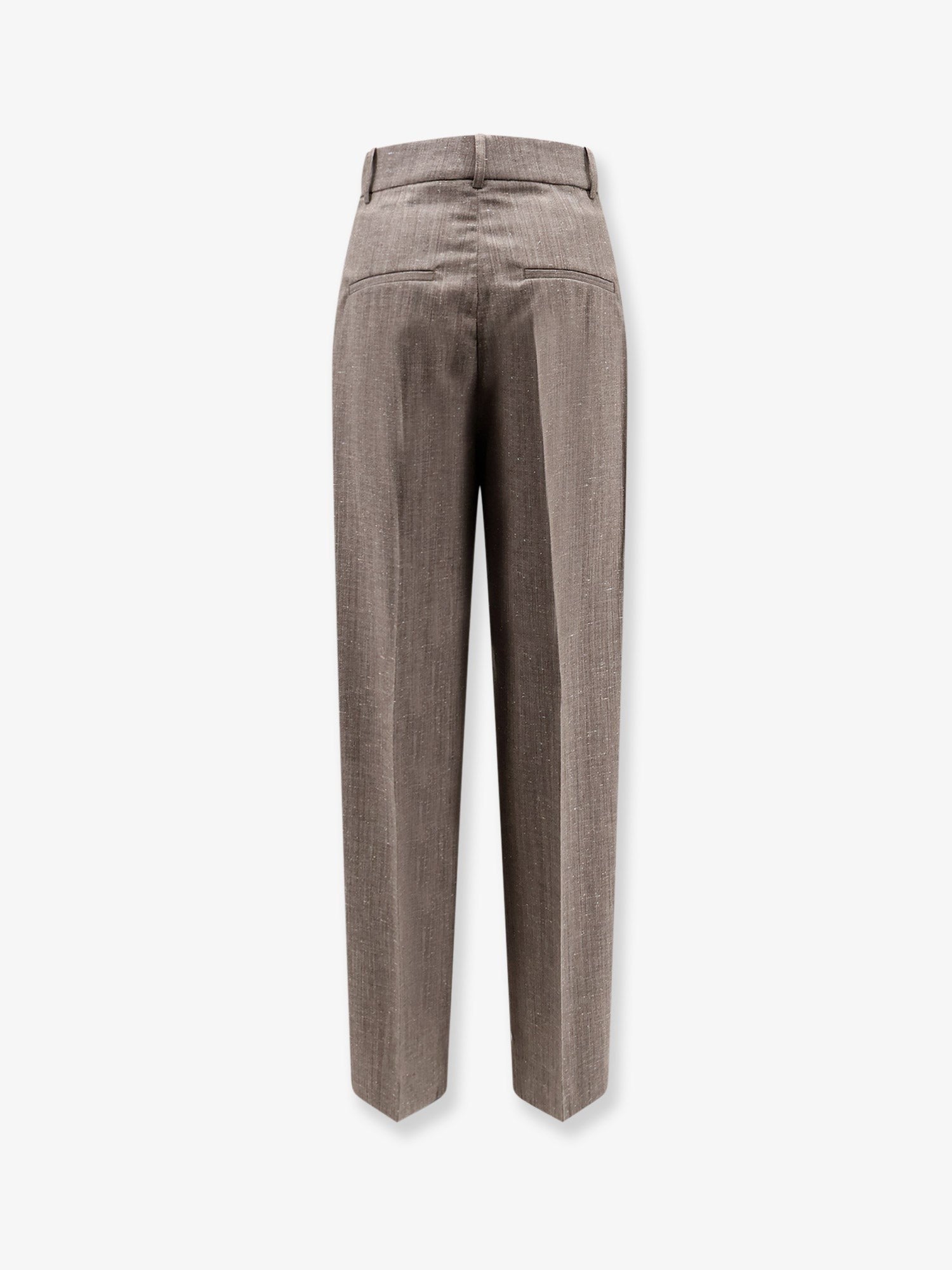 Rohe Women's Mélange Wool and Viscose Trousers EARTHSLUB