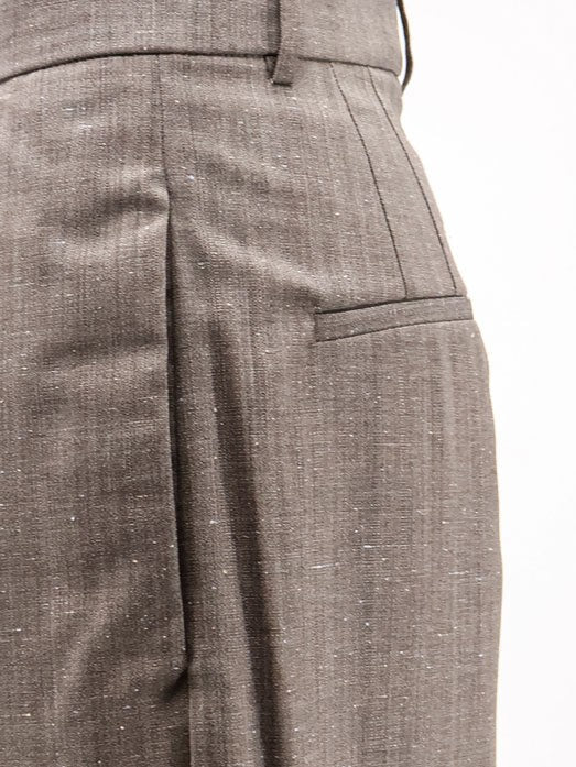 Rohe Women's Mélange Wool and Viscose Trousers EARTHSLUB