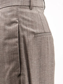 Rohe Women's Mélange Wool and Viscose Trousers EARTHSLUB