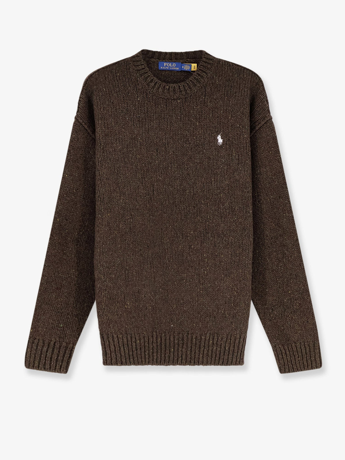 Polo Ralph Lauren Men's Melange Wool Blend Sweater Brown