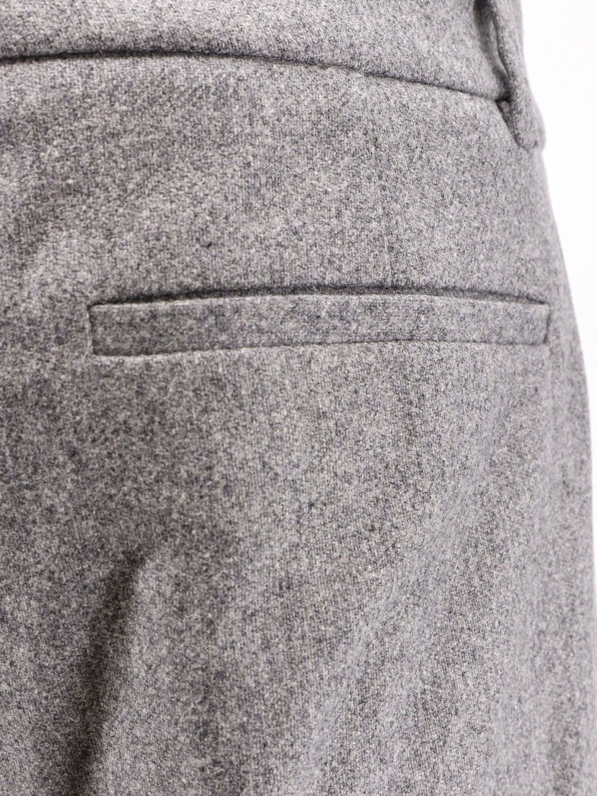 BOSS Women's Melange Wool Blend Trousers Grey