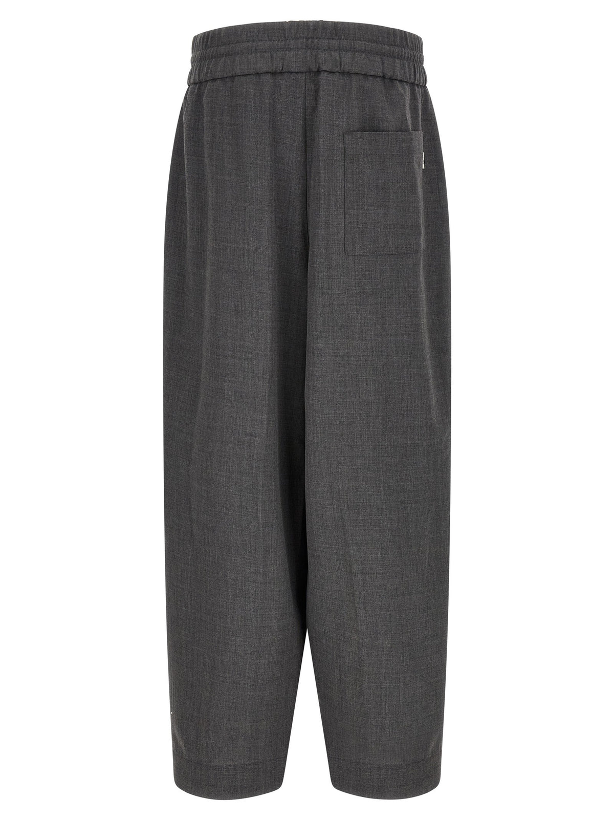 Ami Paris Men's Virgin Wool Trousers Grey, view 2