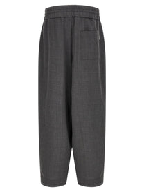 Ami Paris Men's Virgin Wool Trousers Grey, view 2
