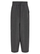 Ami Paris Men's Virgin Wool Trousers Grey