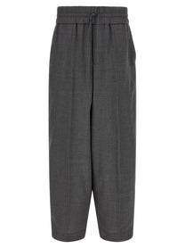 Ami Paris Men's Virgin Wool Trousers Grey